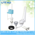 Toilet flapper flush valve & bottom fill valve